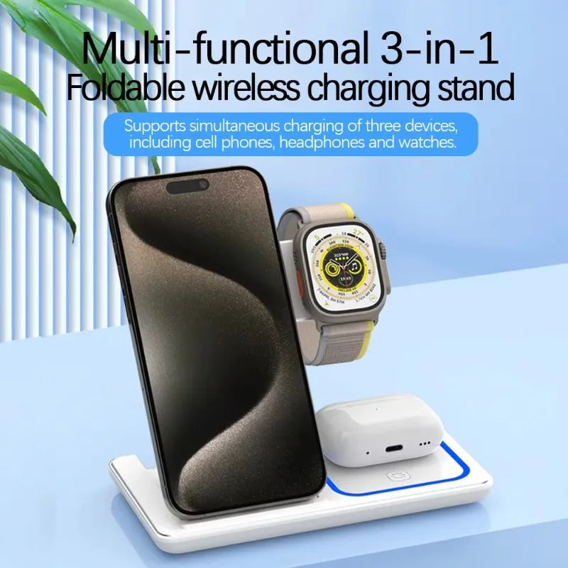 3-in-1 Magnetic Wireless Charger